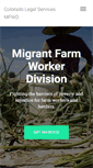 Mobile Screenshot of coloradofarmworkers.org